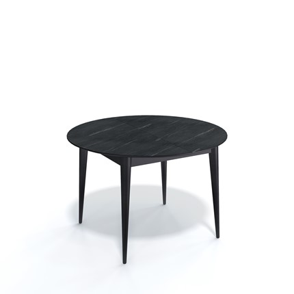 Раздвижной стол Kenner W1200 (Черный/Мрамор серый) в Твери - изображение