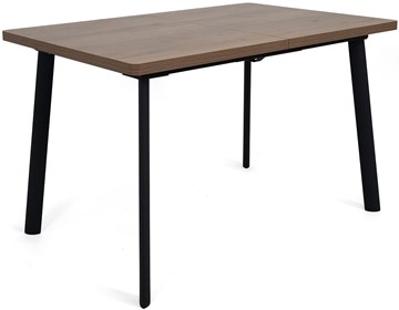 Кухонный раздвижной стол Дали-1L(ноги черные, дуб табако) в Твери - предосмотр