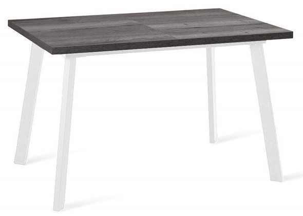 Кухонный стол раздвижной Dikline HB120 Сосна Пасадена/ножки белые в Твери - изображение