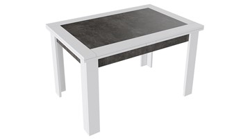 Кухонный стол раскладной Хьюстон тип 4 (Белый/Ателье темный) в Твери