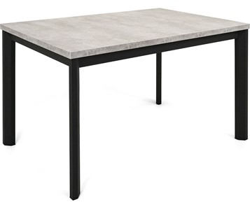 Кухонный раскладной стол Нагано-2L (ноги черные, светлый цемент) в Твери