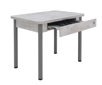 Кухонный раскладной стол Прайм-3Р, Цемент светлый в Твери - предосмотр 2