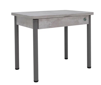 Кухонный раскладной стол Прайм-3Р, Цемент светлый в Твери - предосмотр