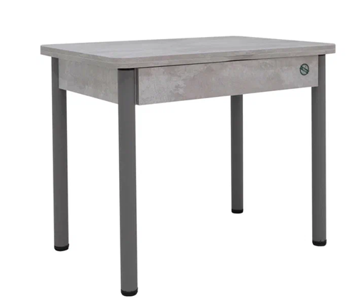 Кухонный раскладной стол Прайм-3Р, Цемент светлый в Твери - изображение