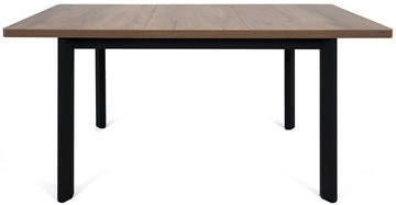 Кухонный стол раскладной Токио-2L (ноги металлические черные, дуб табако) в Твери - предосмотр 4