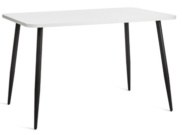 Стол на кухню PLUTO ЛДСП/металл, 120x80x77, Белый/Черный арт.19316 в Твери