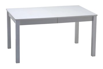 Обеденный раздвижной стол Нагано-2 стекло белое opti (хром-лак) 1 в Твери