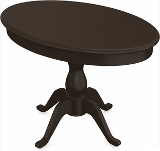 Раздвижной стол Фабрицио-1 исп. Эллипс, Тон 8 Покраска + патина с прорисовкой (на столешнице) в Твери - предосмотр