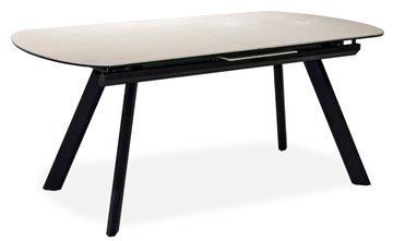 Кухонный стол раздвижной Шамони 3CQ 180х95 (Oxide Avorio/Графит) в Твери - предосмотр