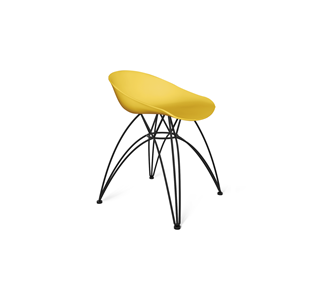 Кухонный стул SHT-ST19/S112 (желтый/черный муар) в Твери