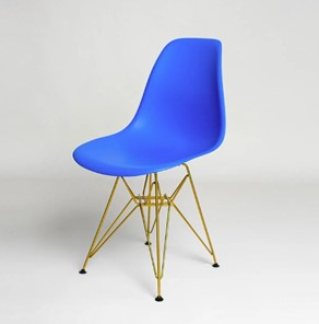Обеденный стул DSL 110 Gold (синий) в Твери