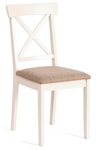 Обеденный стул Гольфи 2, дерево гевея 45х51х94 Ivory white/ткань кор.-зол 1505-9 (2 шт) арт.14117 в Твери