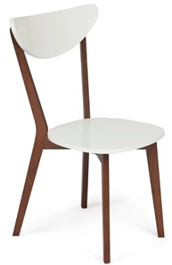 Кухонный стул MAXI (Макси), бук/МДФ 86x48,5x54,5 Белый/Коричневый арт.19583 в Твери
