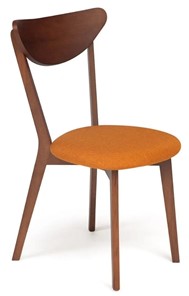 Кухонный стул MAXI (Макси), бук/ткань 86x48,5x54,5 Оранжевый/коричневый (2 шт) арт.10467 в Твери