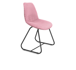 Обеденный стул SHT-ST29-С22 / SHT-S38 (розовый зефир/черный муар) в Твери