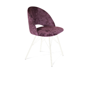 Обеденный стул SHT-ST34 / SHT-S37 (вишневый джем/белый муар) в Твери