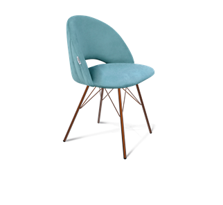 Обеденный стул SHT-ST34-1 / SHT-S37 (голубая пастель/медный металлик) в Твери