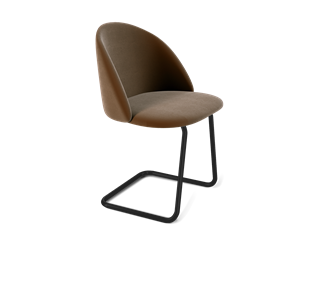 Обеденный стул SHT-ST35 / SHT-S45-1 (кофейный ликер/черный муар) в Твери