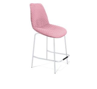 Полубарный стул SHT-ST29-С22 / SHT-S29P-1 (розовый зефир/хром лак) в Твери