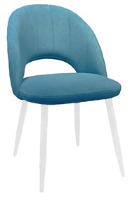 Обеденный стул 217 V16 голубой/белый в Твери