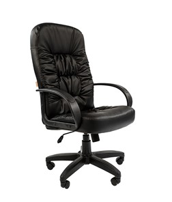 Офисное кресло CHAIRMAN 416, экокожа, цвет черный в Твери