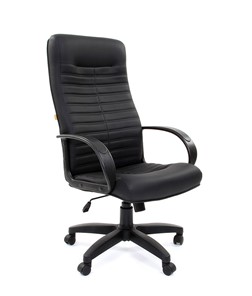 Кресло CHAIRMAN 480 LT, экокожа, цвет черный в Твери