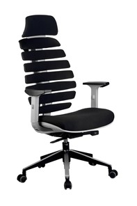 Кресло Riva Chair SHARK (Черный/серый) в Твери