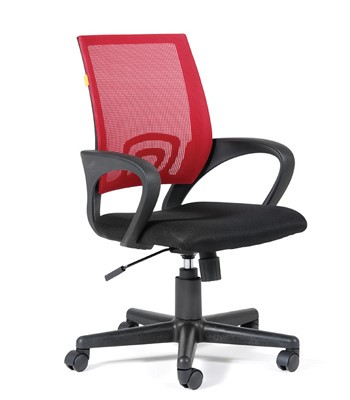 Кресло CHAIRMAN 696 black Сетчатый акрил DW69 красный в Твери - изображение