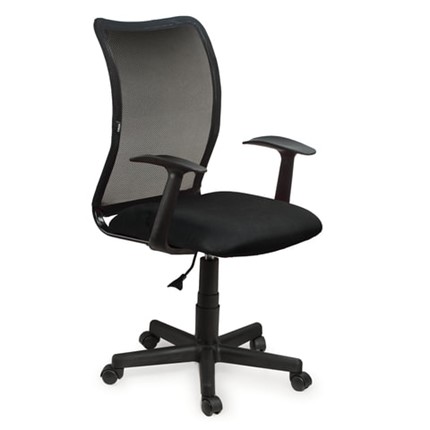 Кресло офисное Brabix Spring MG-307 (с подлокотниками, черное TW) в Твери - изображение