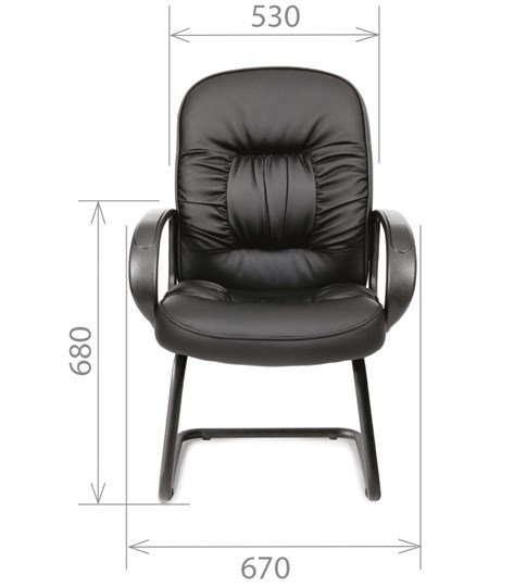 Компьютерное кресло CHAIRMAN 416V экокожа черная в Твери - изображение 1