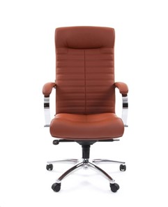 Компьютерное кресло CHAIRMAN 480 Экокожа Terra 111 (коричневая) в Твери - предосмотр 1