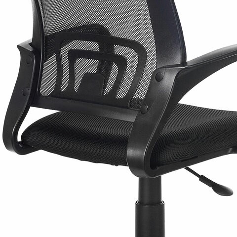 Кресло офисное Brabix Fly MG-396 (с подлокотниками, сетка, черное) 532083 в Твери - изображение 5