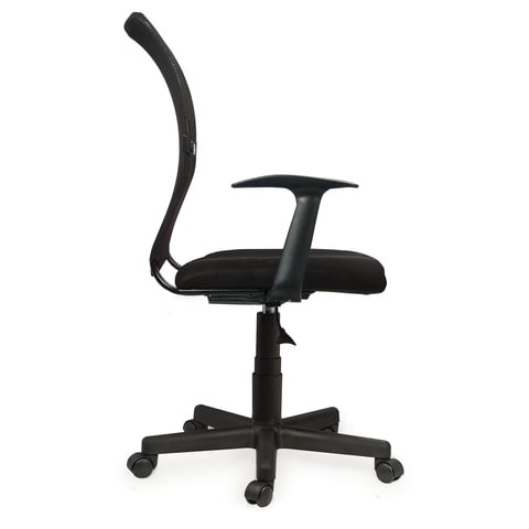 Кресло офисное Brabix Spring MG-307 (с подлокотниками, черное TW) в Твери - изображение 1