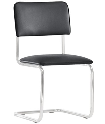 Офисный стул Sylwia chrome P100, кож/зам V4 в Твери - изображение