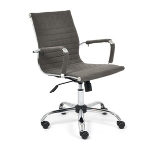 Компьютерное кресло URBAN-LOW флок, серый, арт.14445 в Твери