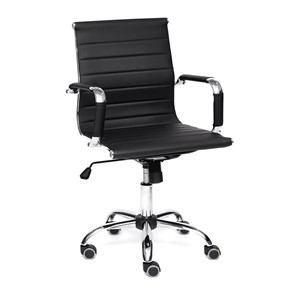 Компьютерное кресло URBAN-LOW кож/зам, черный, арт.14460 в Твери