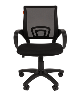 Кресло офисное CHAIRMAN 696 black Сетчатый акрил DW62 черный в Твери - предосмотр 1