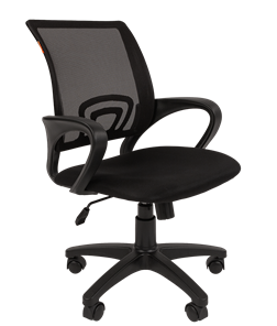 Кресло офисное CHAIRMAN 696 black Сетчатый акрил DW62 черный в Твери - предосмотр