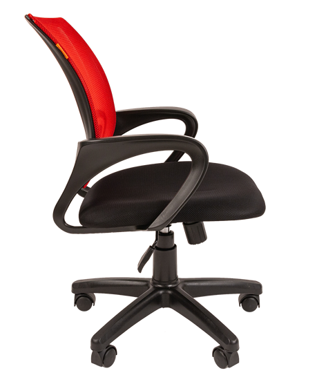 Кресло CHAIRMAN 696 black Сетчатый акрил DW69 красный в Твери - изображение 1