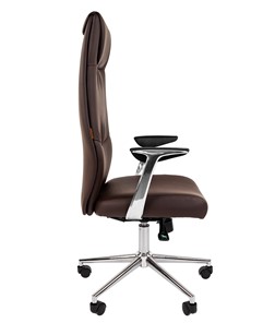 Офисное кресло CHAIRMAN Vista Экокожа премиум коричневая (vista) в Твери - предосмотр 4