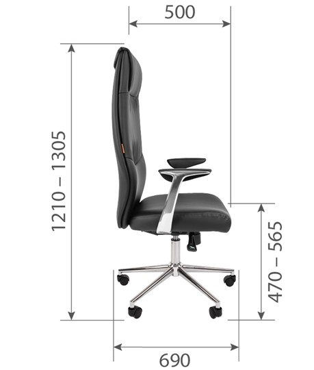 Офисное кресло CHAIRMAN Vista Экокожа премиум коричневая (vista) в Твери - изображение 6