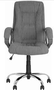 Кресло для офиса ELLY (CHR68) ткань SORO-93, серая в Твери