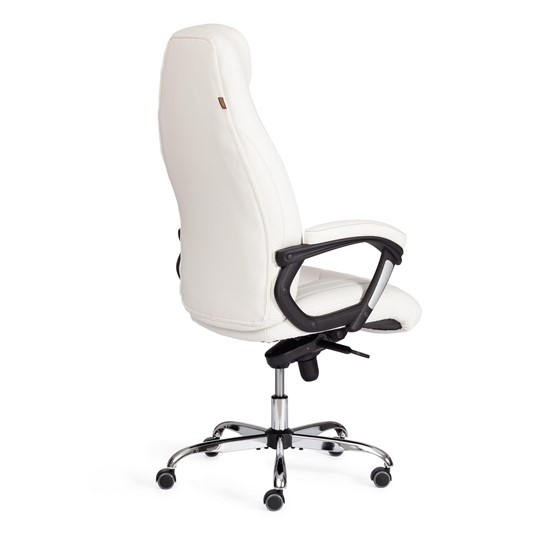 Кресло компьютерное BOSS Lux, кож/зам, белый, арт.21152 в Твери - изображение 3
