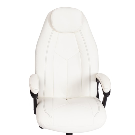 Кресло компьютерное BOSS Lux, кож/зам, белый, арт.21152 в Твери - изображение 5