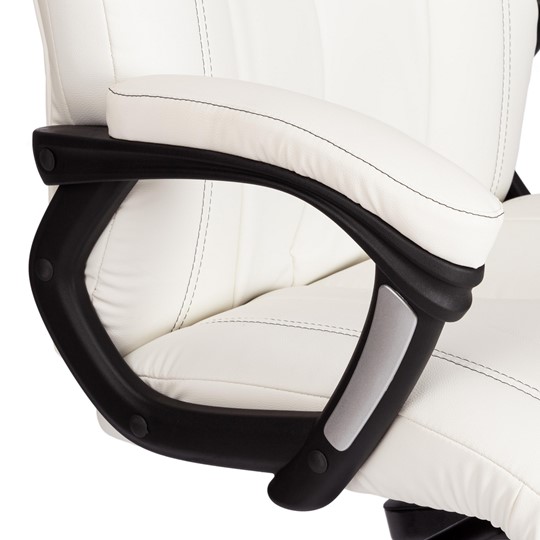 Кресло компьютерное BOSS Lux, кож/зам, белый, арт.21152 в Твери - изображение 6