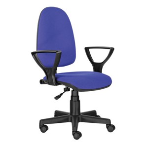 Офисное кресло Brabix Prestige Ergo MG-311 (регулируемая эргономичная спинка, ткань, черно-синее) 531876 в Твери