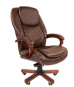 Кресло компьютерное CHAIRMAN 408, коричневый в Твери