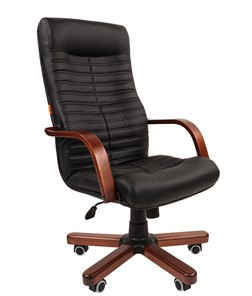 Кресло компьютерное CHAIRMAN 480 WD, экокожа, цвет черный в Твери