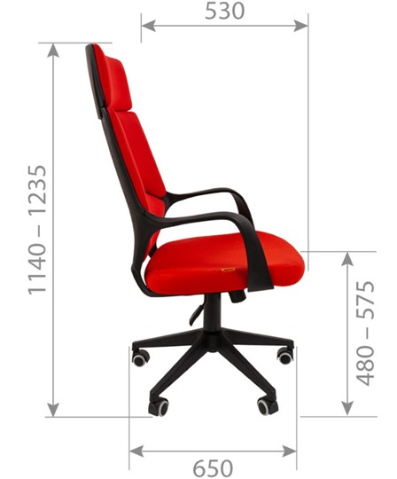 Кресло CHAIRMAN 525, серое в Твери - изображение 2