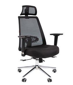 Компьютерное кресло CHAIRMAN 535 LUX сетчатый акрил черный / полиэстер черный в Твери